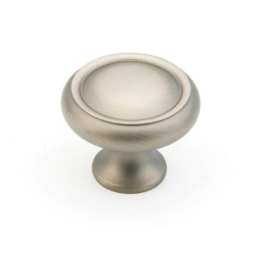 Knob, Antique Nickel, 1-1/4'' dia