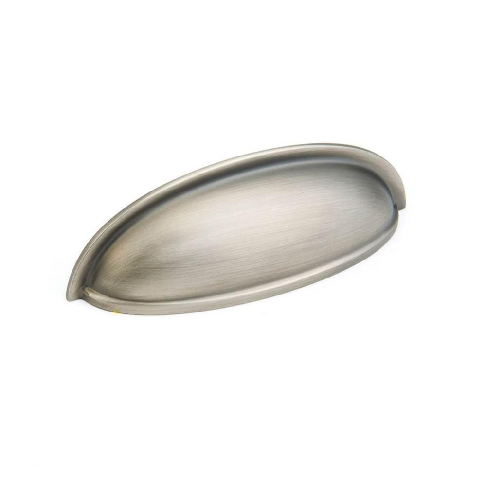 Cup Pull, Antique Nickel, 3'' cc