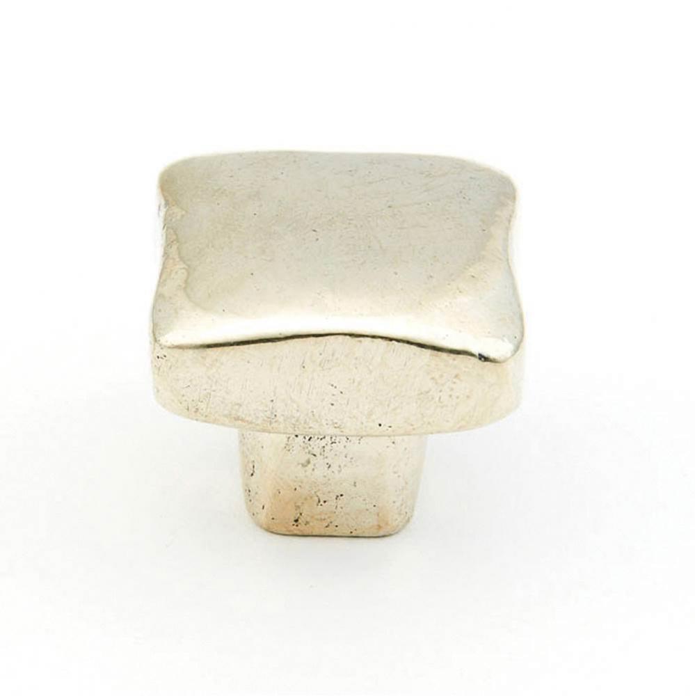 Knob, Polished White Bronze, 1'' dia