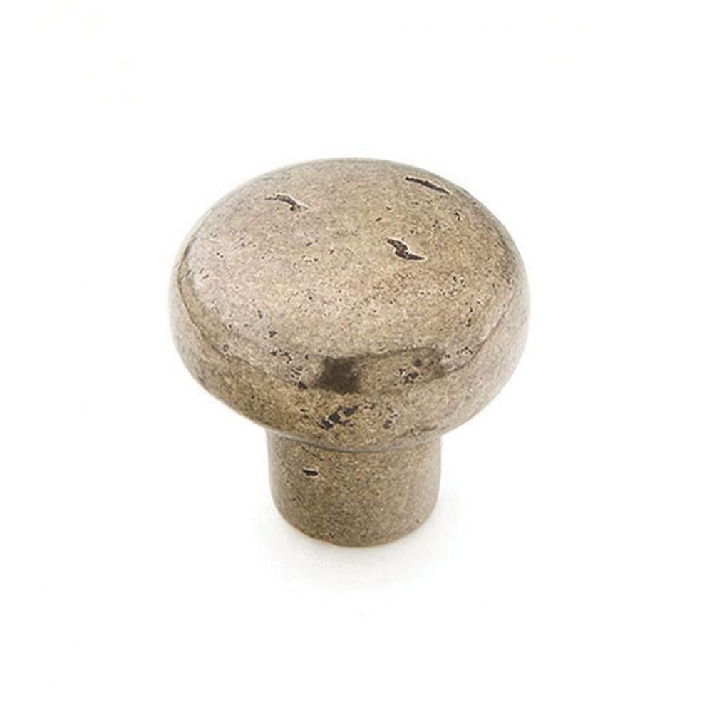 Knob, Italian Nickel, 1-3/8'' dia