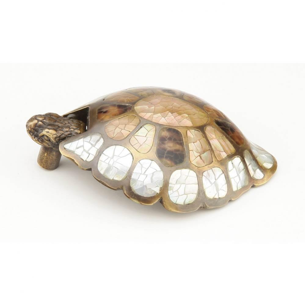 Pull, Pendant, Mother of Pearl/Penshell, Turtle