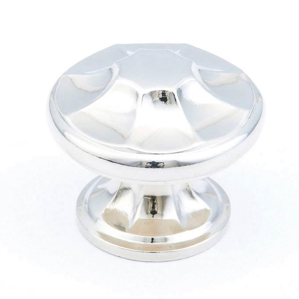 Knob, Polished Nickel,1-3/8'' dia