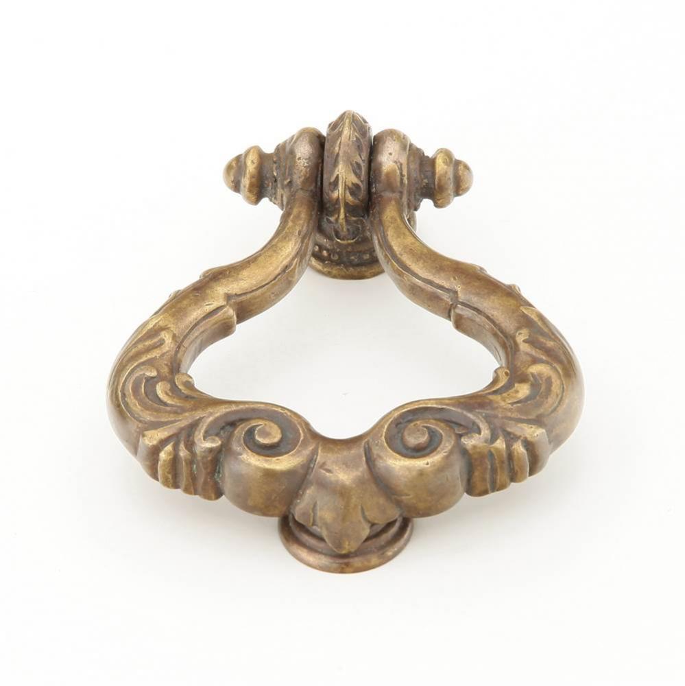 Ring Pull with protector plate, Monticello Brass