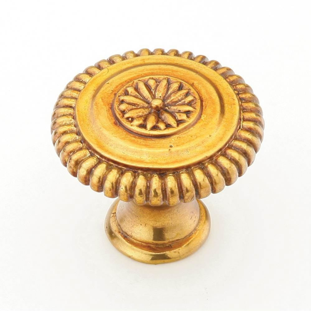 Knob, Paris Brass, 1-5/16'' dia