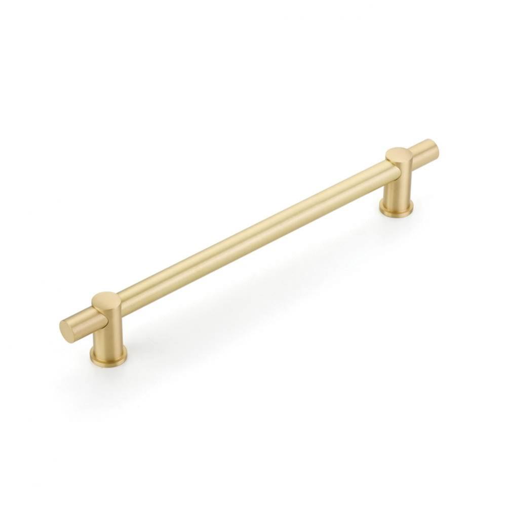 Fonce Appliance Pull, 12'' cc, with Satin Brass