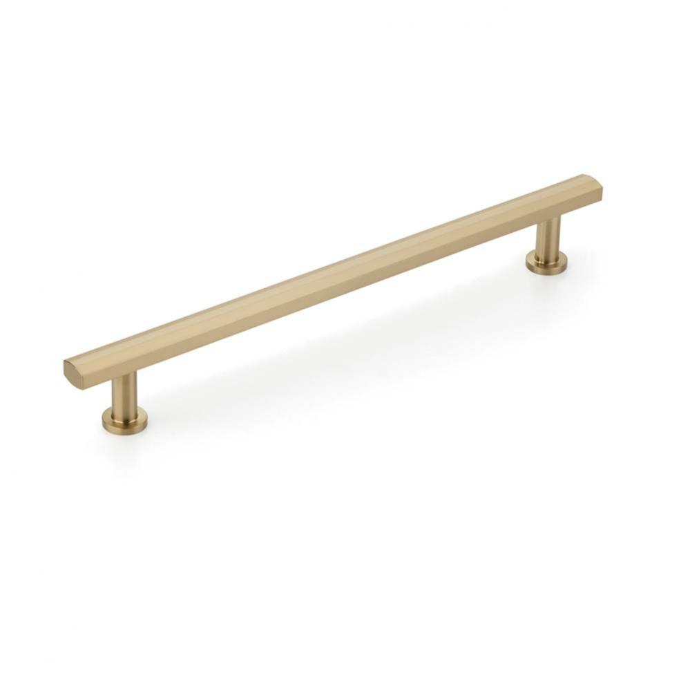 Back to Back, Appliance Pull, Signature Satin Brass, 12'' cc