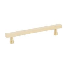 Schaub and Company 211081-US4 - NOHO, Cabinet Pull, Square, 6'' cc, Satin Brass