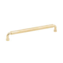 Schaub and Company 211089-UNBR - NOHO, Cabinet Pull, Round, 8'' cc, Unlacquered Brass