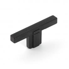 Schaub and Company 20010-MB - Quadrato, T-Knob, Matte Black, 2-1/2''