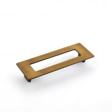 Schaub and Company 445-BRBZ - Pull, Rectangle, Burnished Bronze, 128 mm cc