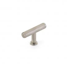 Schaub and Company 5001-BN - Pub House, T-Knob, Knurled, Brushed Nickel, 2'' cc