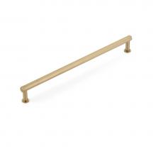 Schaub and Company 5010-SSB - Pub House, Pull, Knurled, Signature Satin Brass, 10'' cc