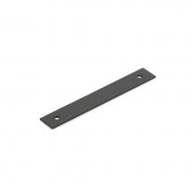 Schaub and Company 5104B-MB - Pub House, Backplate for Pull, Matte Black, 4'' cc