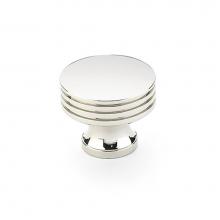 Schaub and Company 532-PN - Knob, Round, Polished Nickel, 1-1/4'' dia