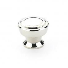 Schaub and Company 533-PN - Knob, Round, Polished Nickel, 1-1/4'' dia