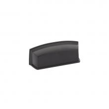Schaub and Company 534-MB - Cup Pull, Matte Black, 3-1/2'' cc