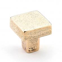 Schaub and Company 789-NB - Knob, Square, Natural Bronze, 1-1/4'' dia