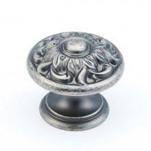 Schaub and Company 870-CrS - Knob, Corinthian Silver, 1-3/8''