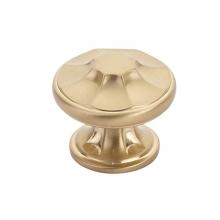 Schaub and Company 876-SSB - Knob, Signature Satin Brass,1-3/8'' dia