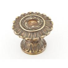Schaub and Company 936-MBR - Knob, Monticello Brass, 1-1/4'' dia