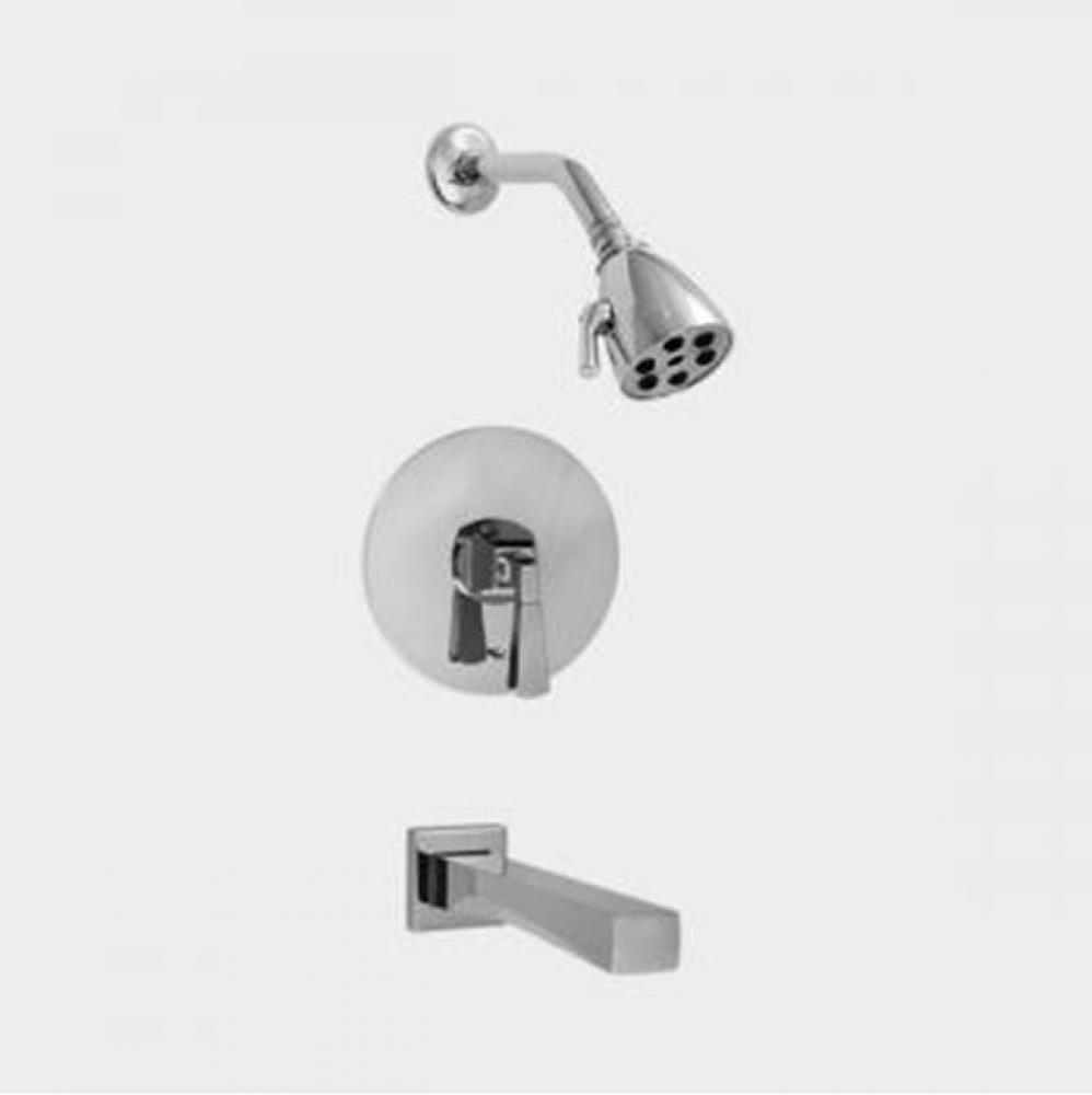 Pressure Balanced Tub & Shower Set Trim (Includes Haf And Wall Tub Spout) Harlow Chrome .26