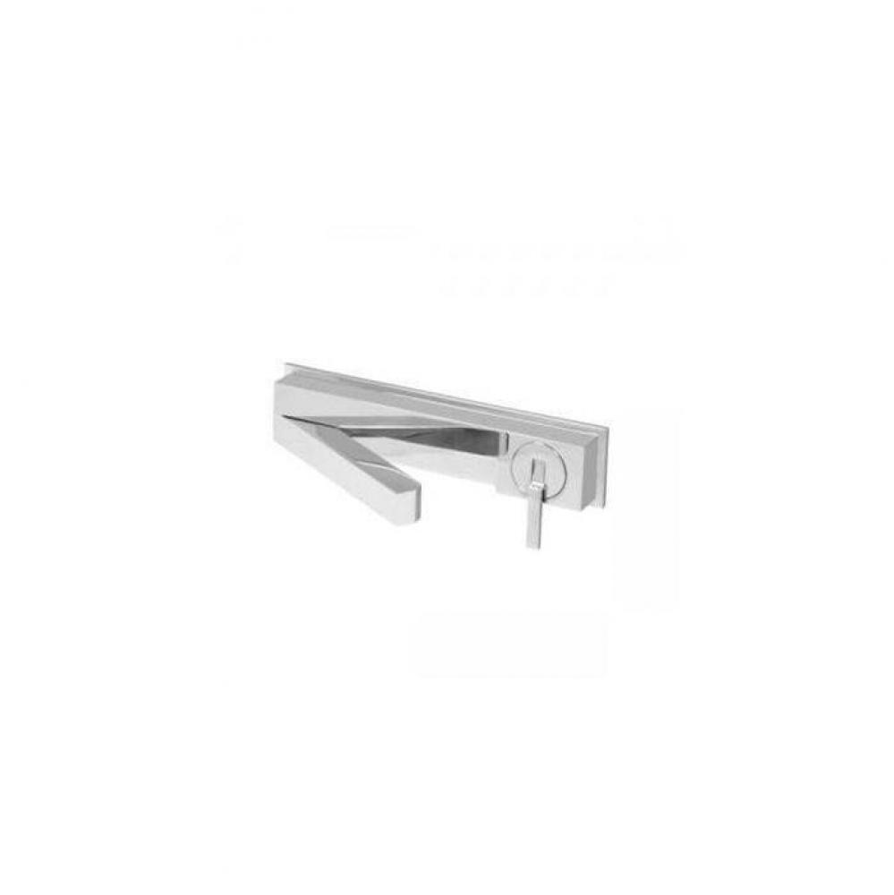 WALL Faucet with Articulating Spout 11'' and Joystick handle CHROME .26