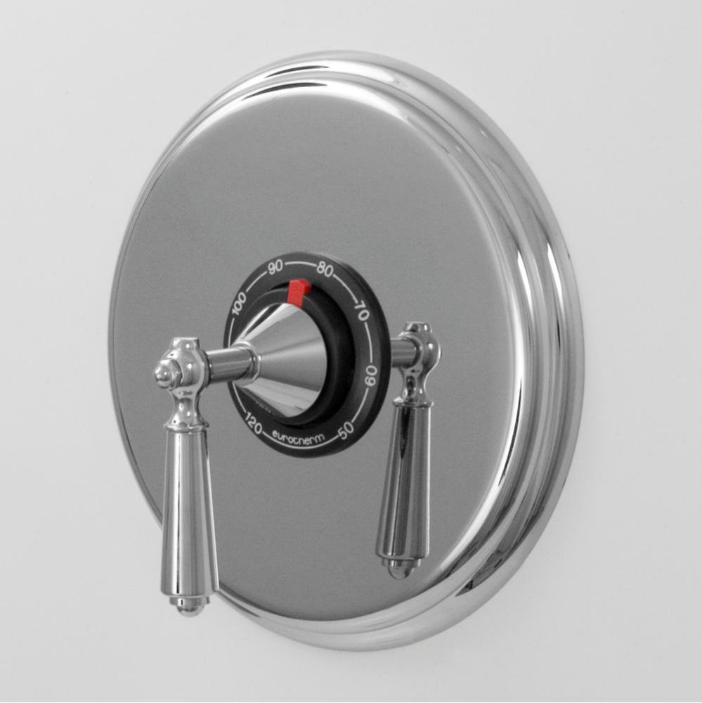 3/4'' Thermostatic Set with 9'' Plate TRIM MONTE CARLO CHROME .26