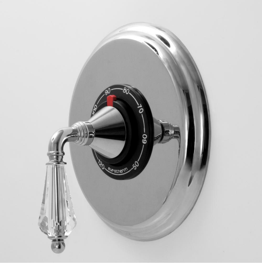 1/2'' Thermostatic Set, No Volume Control, Trim Portofino Crystal Chrome .26