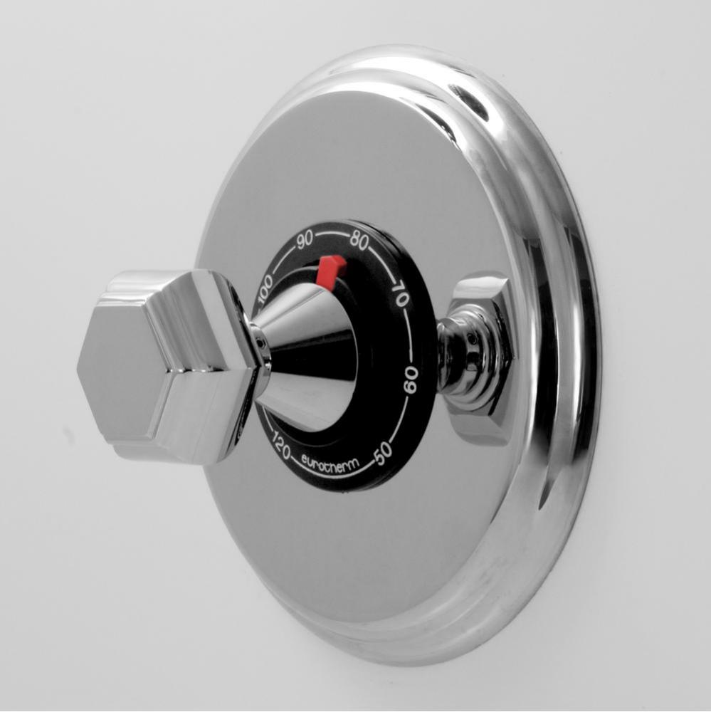 3/4'' Thermostatic Valve - 7'' Plate - Trim Only - Alicante