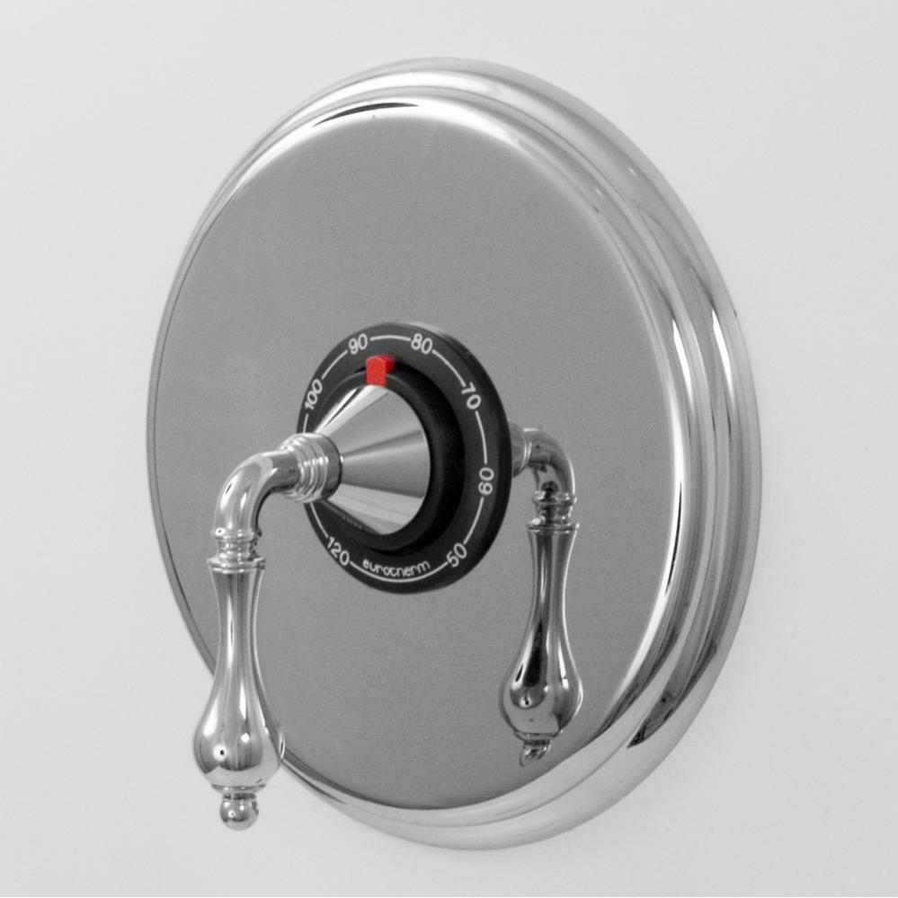 3/4'' Thermostatic Set with 9'' Plate TRIM HOUSTON CHROME .26