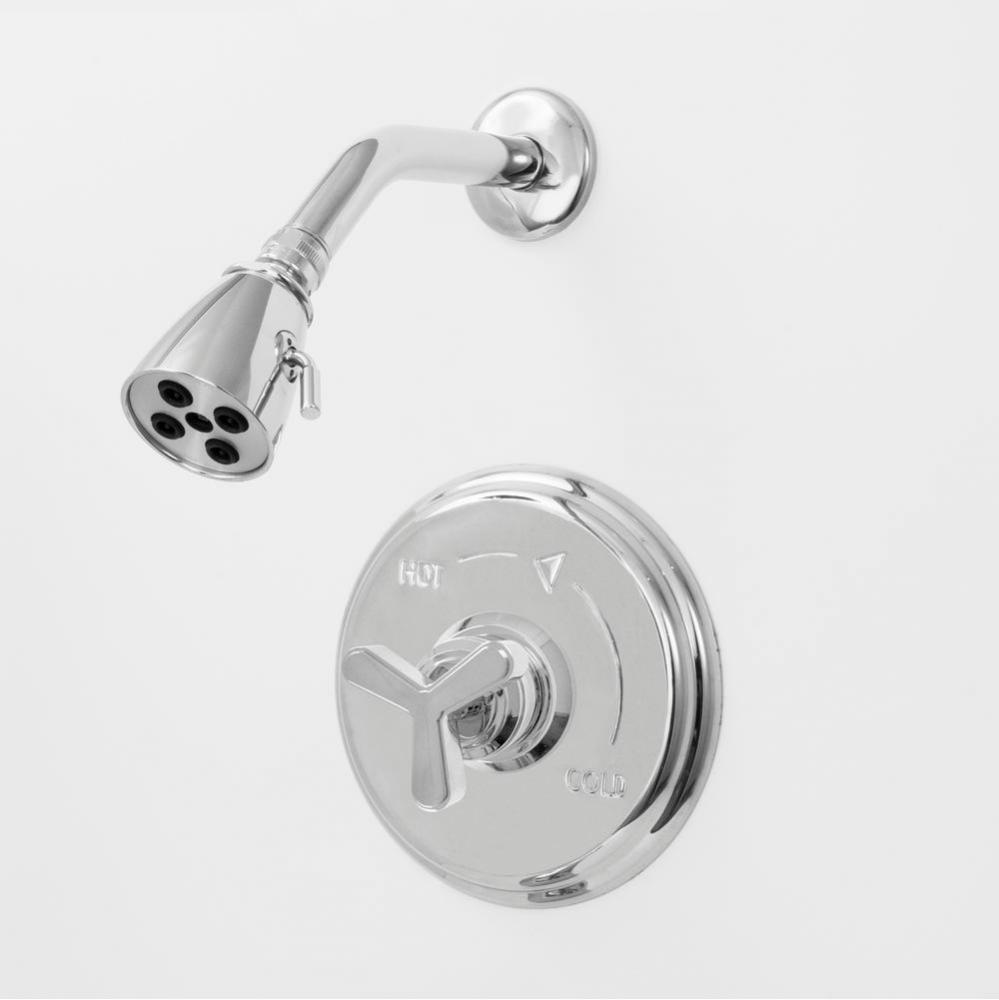 Pressure Balanced Shower Set TRIM (Includes HAF) MODERNE-X CHROME .26