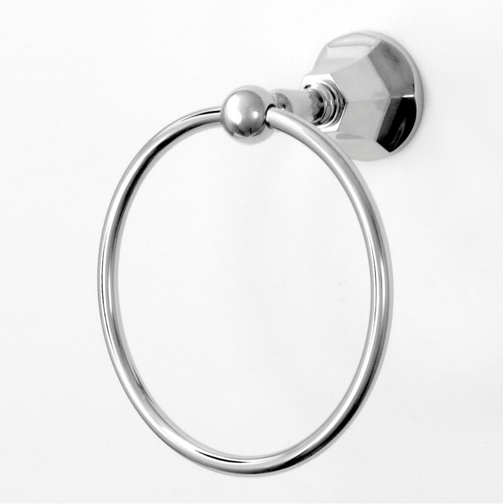 Series 07 Towel Ring w/bracket CHROME .26