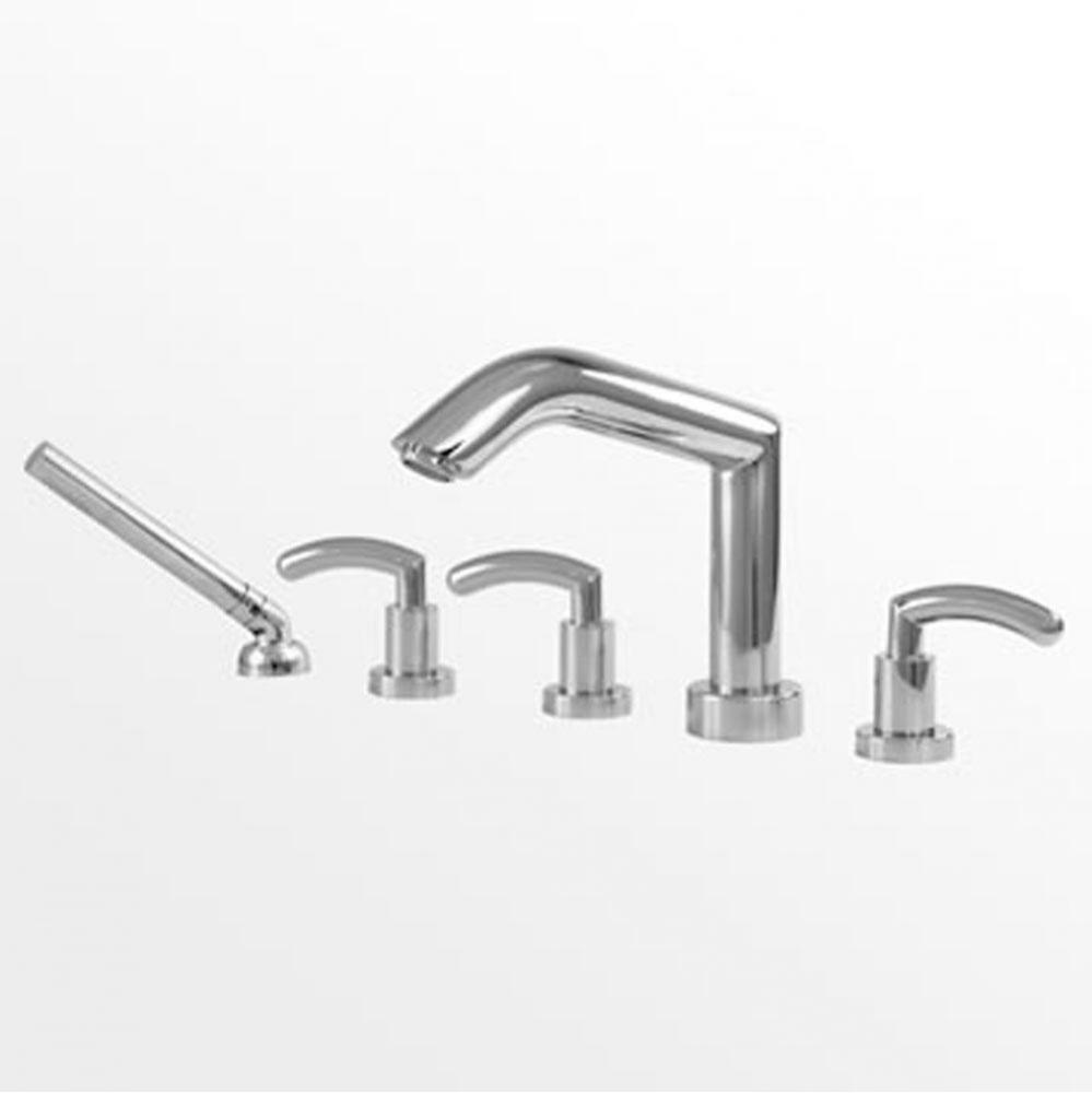 Roman Tub Set TRIM with Deckmount Handshower PRANA CHROME .26