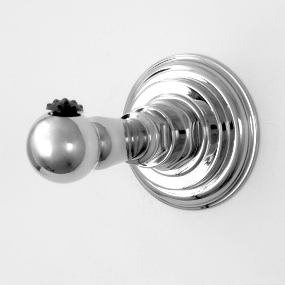 Series 18 Robe Hook w/bracket CHROME .26