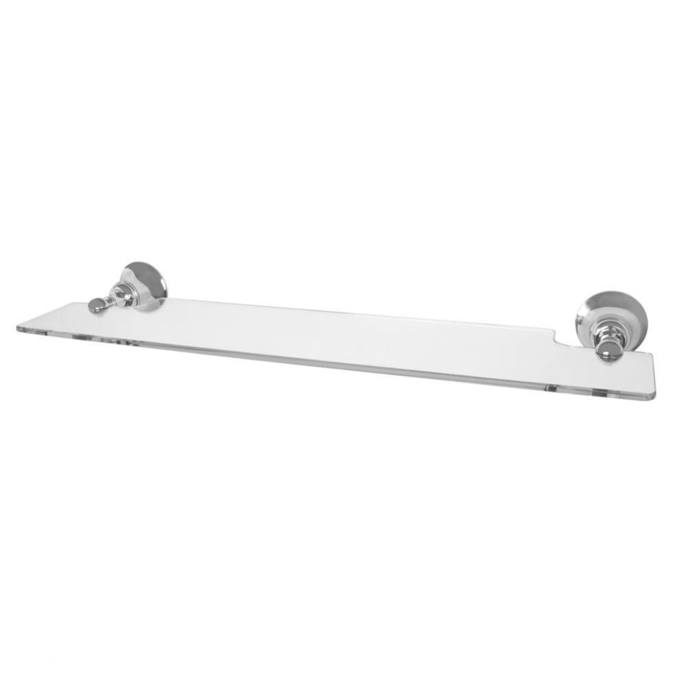 Series 25 Accessory Shelf w/brackets CHROME .26