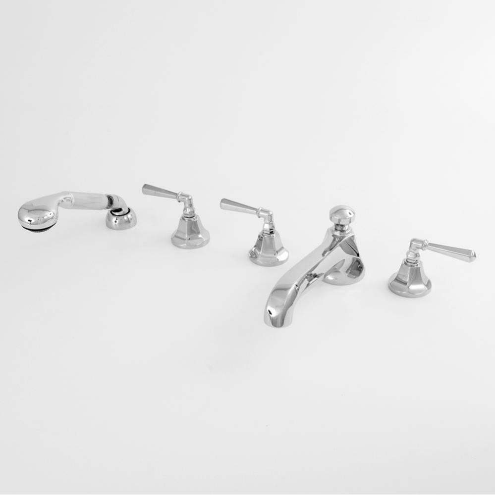 Roman Tub Set TRIM with Deckmount Handshower WINDHAM CHROME .26