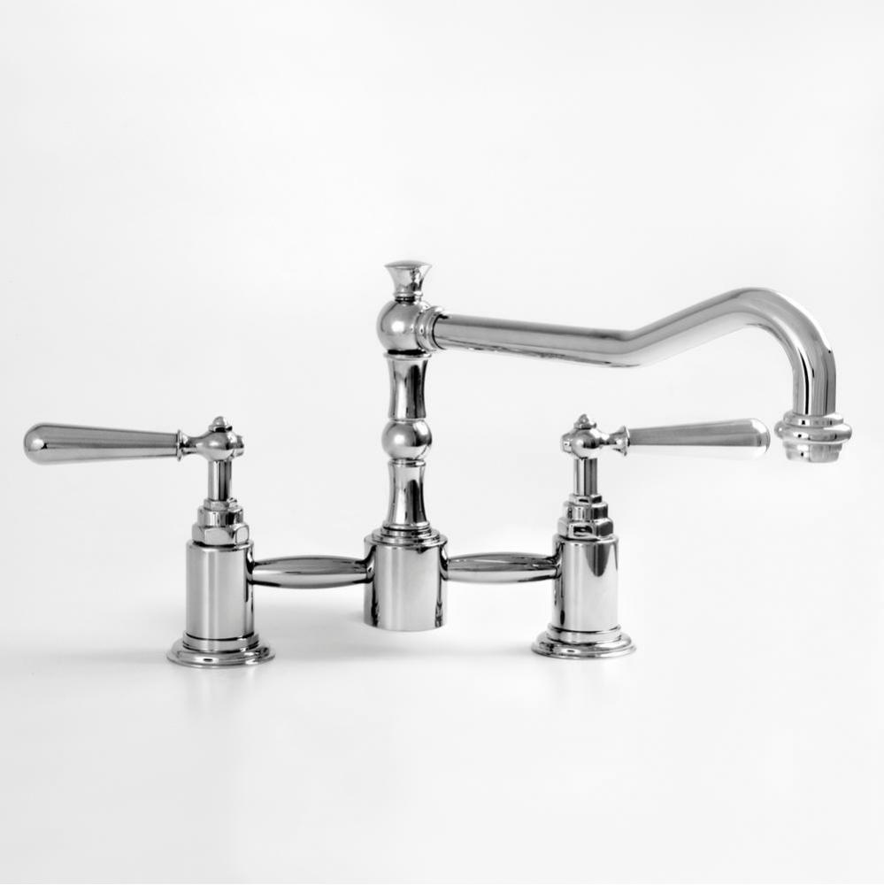 Pillar Style Kitchen Faucet W/Sidespray W/Loire