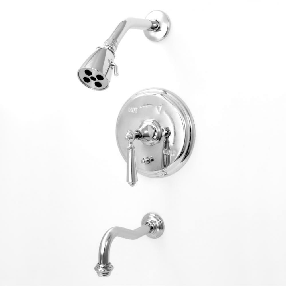350 Monte Carlo Pressure Balanced Tub & Shower Set;___Trim Only