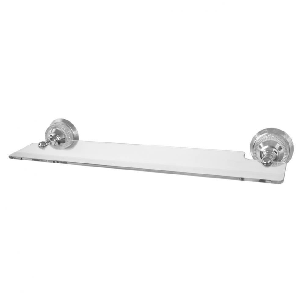 Series 97 Accessory Shelf w/brackets CHROME .26 HONEY ONYX