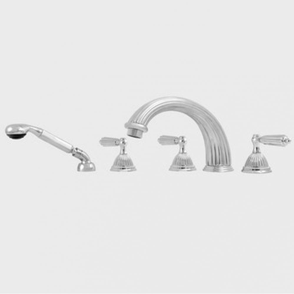 Roman Tub Set TRIM with Deckmount Handshower GEORGIAN CHROME .26