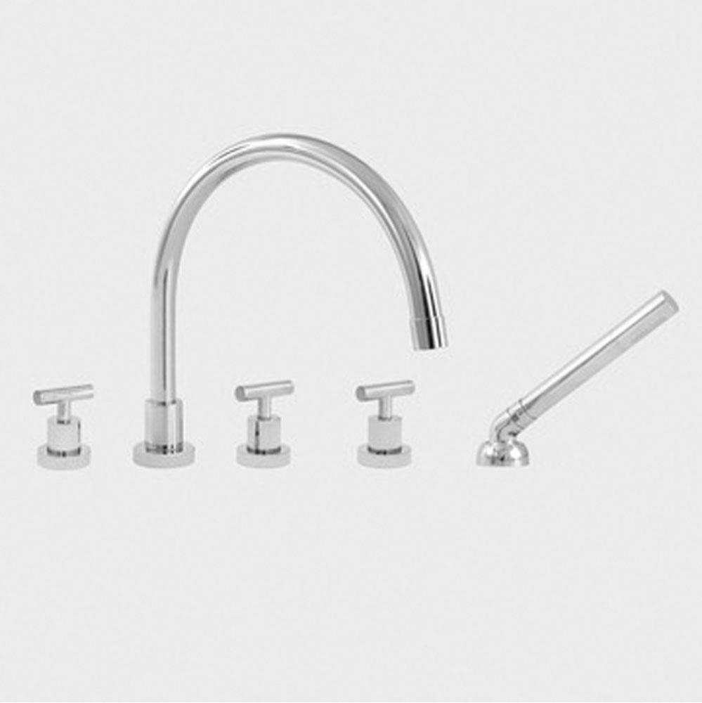 Roman Tub Set TRIM with Deckmount Handshower CERES II CHROME .26