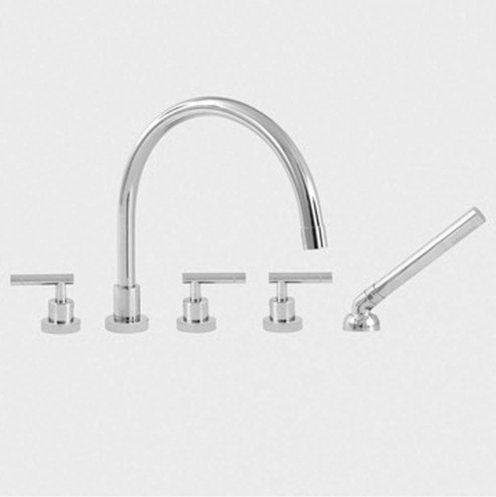 Roman Tub Set TRIM with Deckmount Handshower POLARIS II CHROME .26