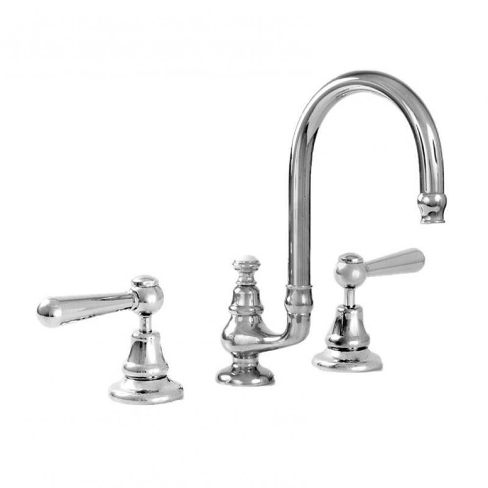 Sancerre Petite Widespread Lavatory Set with 484 Straight Lever in Polished Chrome