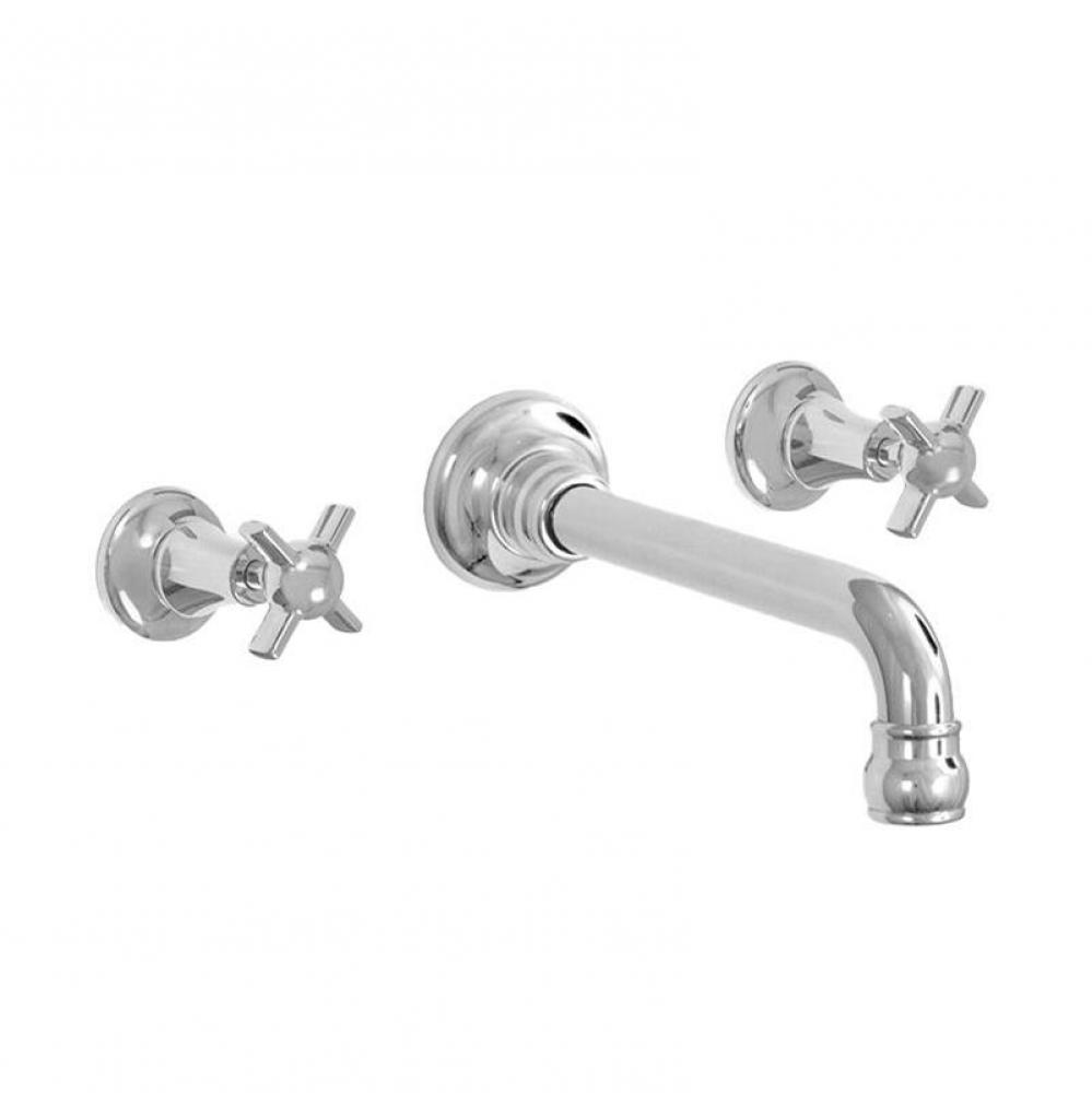 St. Julien Wall/Vessel Lavatory Trim with 463 Cross Handle in Polished Chrome