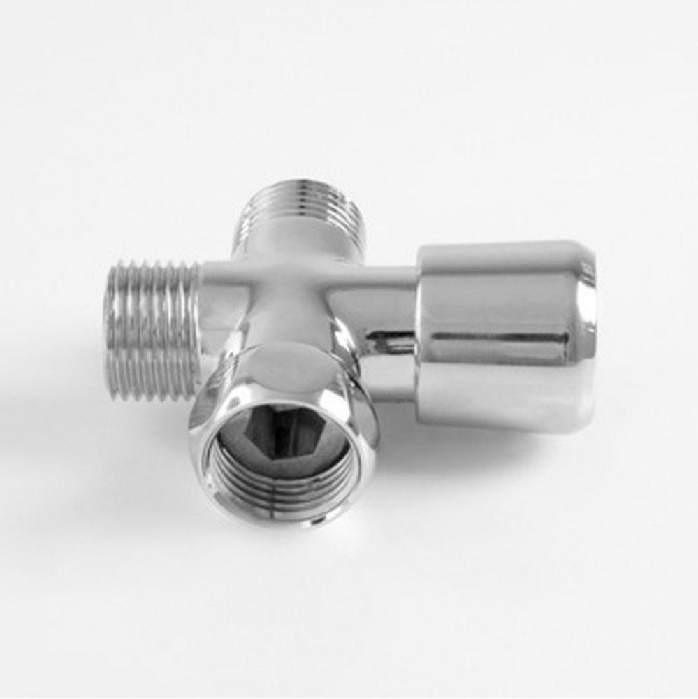 Push Pull diverter for Exposed Shower Neck 1/2'' NPT. Swivels and diverts water Handshow