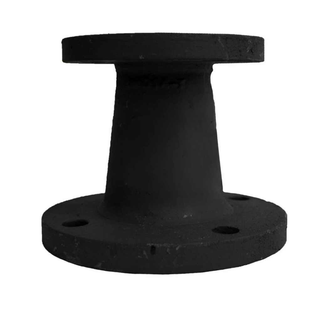 Dfr43 Concentric Reducer, 4 In Flanged X 3 In Flanged, Iron