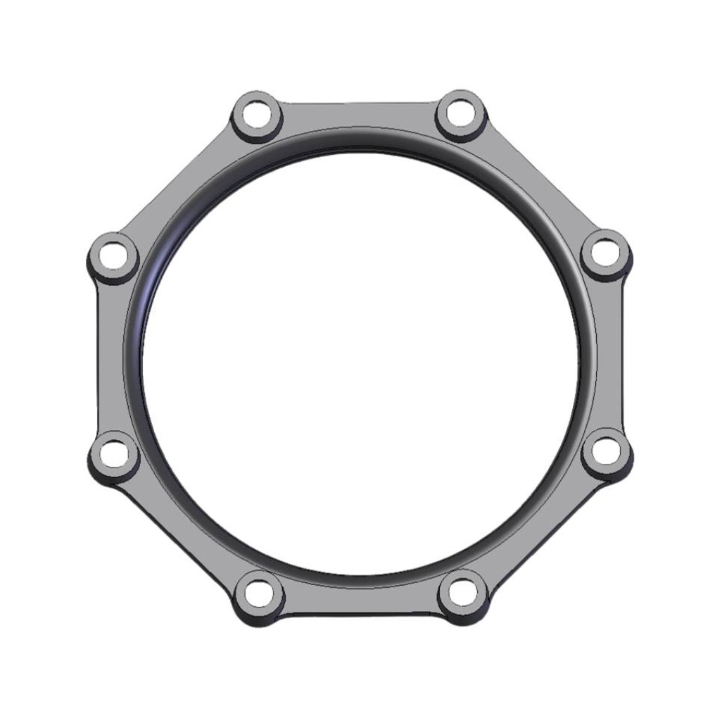 Dg8 Mechanical Joint Gland, 8 In Dia, Ductile Iron