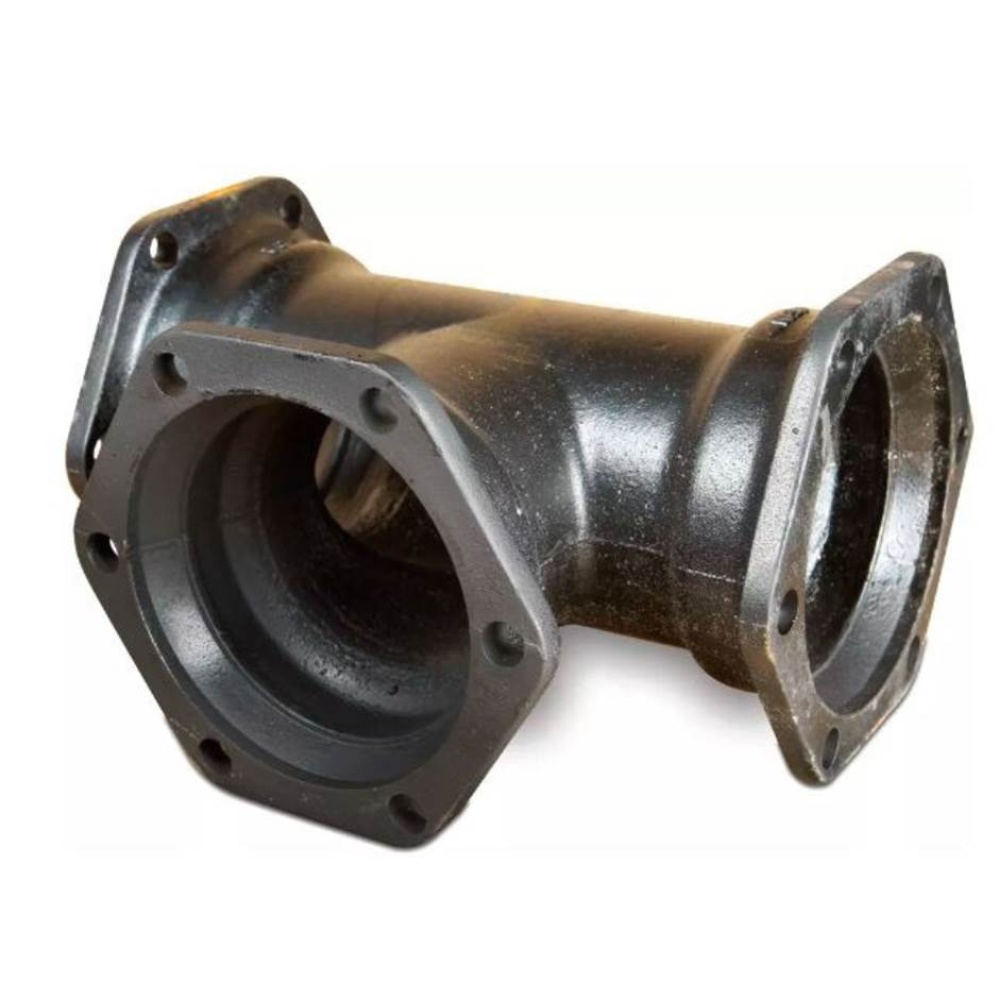 Dmt88 Tee, 8 In Mechanical Joint X 8 In Mechanical Joint X 8 In Mechanical Joint, Iron, Asphalt Se