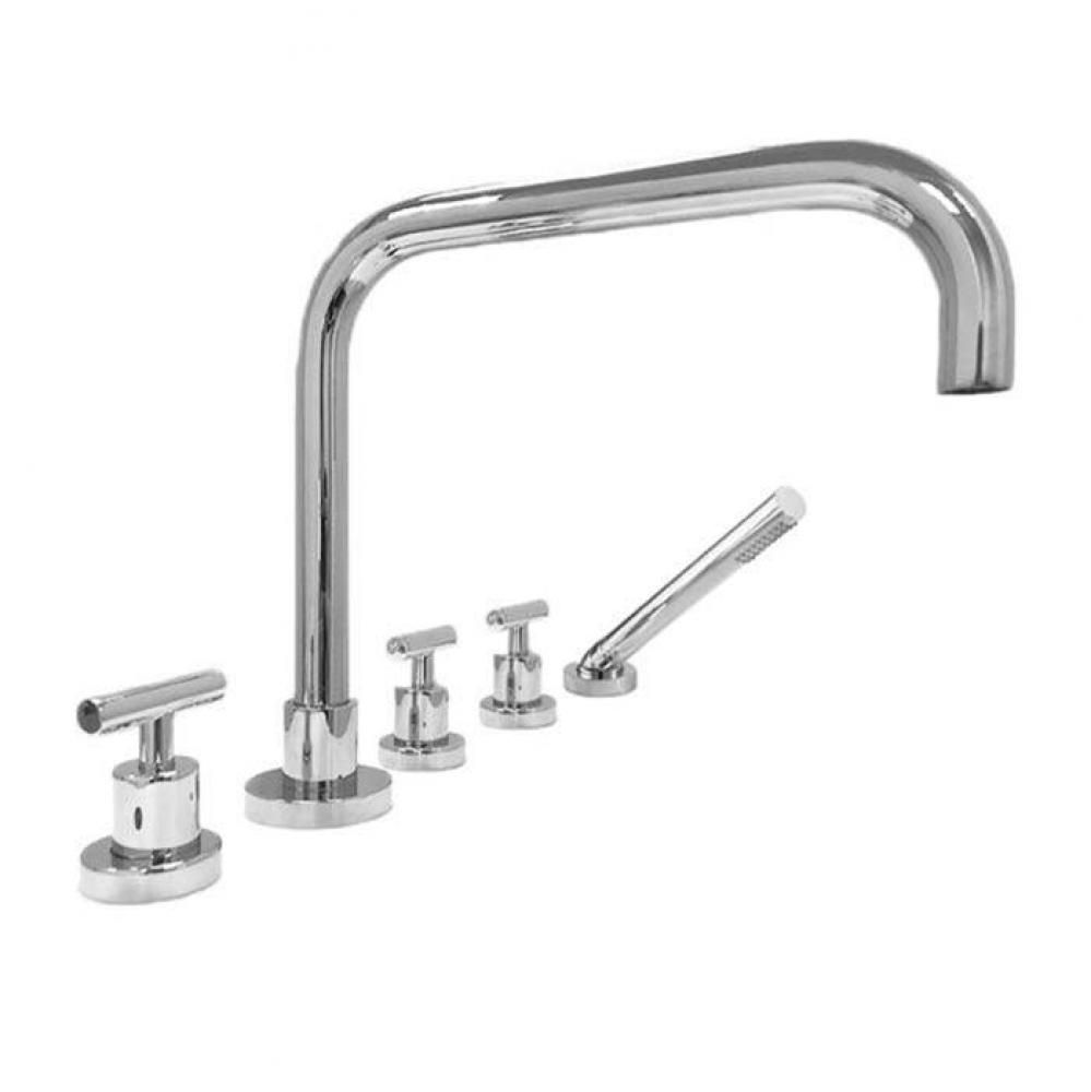 Roman Tub Set TRIM with Deckmount Handshower CERES II CHROME .26