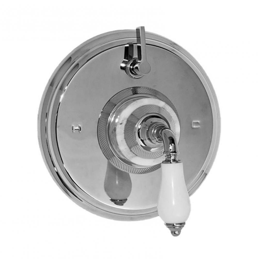 Pressure Balanced Shower X Shower Set - Trim Only - Venezia W/ White Carrara Marble